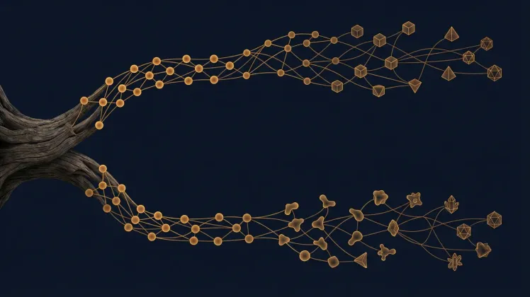 AI skill divergence visualization